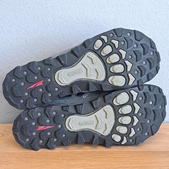 Altra Women’s 8 Lone Peak 4 Trail Running Shoes Gray Purple Hiking Sneakers - Picture 6 of 12